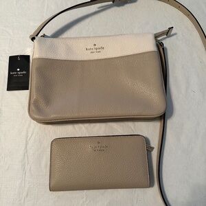 NWT Kate Spade Crossbody and matching wallet